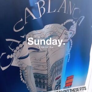 CASABLANCA BLUE SILK T SHIRT (FREE PANTS INCLUDED)